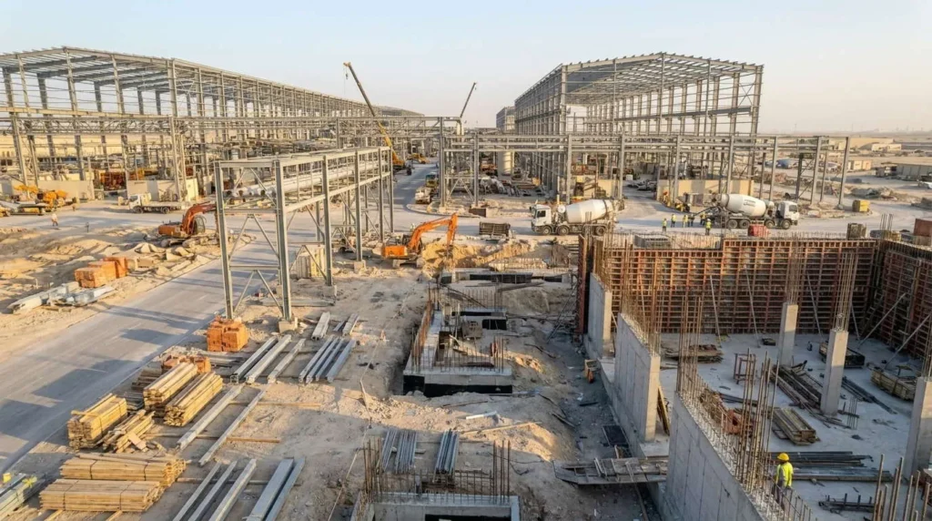 1,200m Ultra-Long Aluminum Smelting Potline Complex in Bahrain: Millimeter-Precision PTA Crane Rail Alignment and Coastal Thermal-Slip Engineering