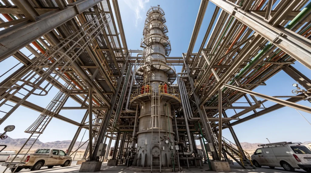 80,000-Ton Heavy Petrochemical Pipe Rack Project in Saudi Arabia: High-Load Capacity and Desert Durability