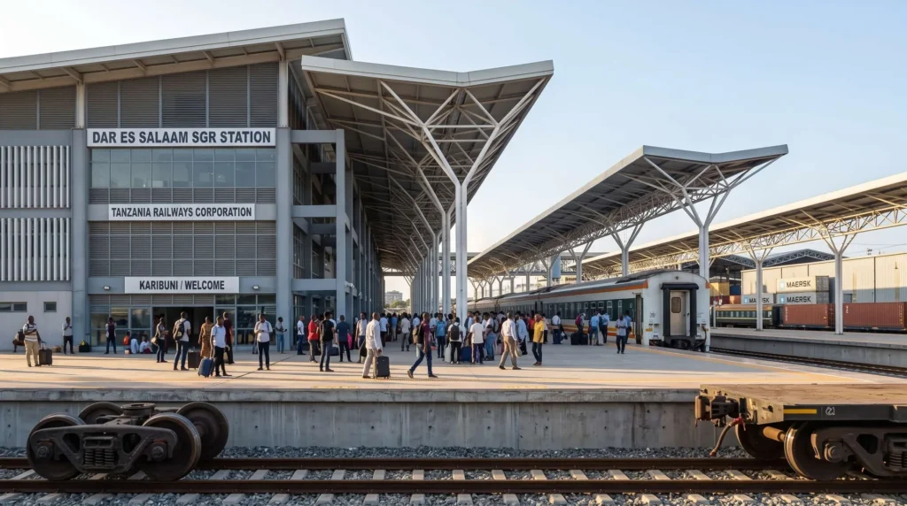 42,000 sqm SGR Urban Rail Terminal and Freight Logistics Hub in Dar es Salaam: Heavy-Duty Space Frames, Tropical Monsoon Durability, and 100% Bolted Field Assembly