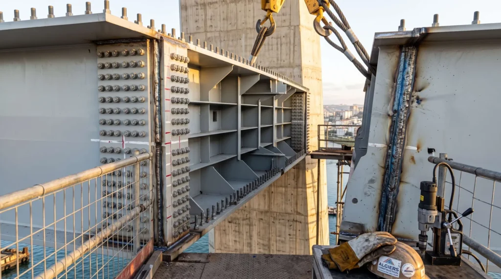 850-Meter Continuous Steel Box Girder Highway Bridge in Algiers: Heavy-Duty Urban Mobility and Rapid Modular Erection