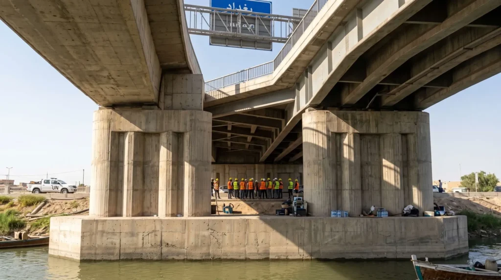 1,280m Continuous Steel Box Girder Highway Bridge in Iraq: Navigating River Currents, Live Traffic, and Sub-Millimeter Splice Precision