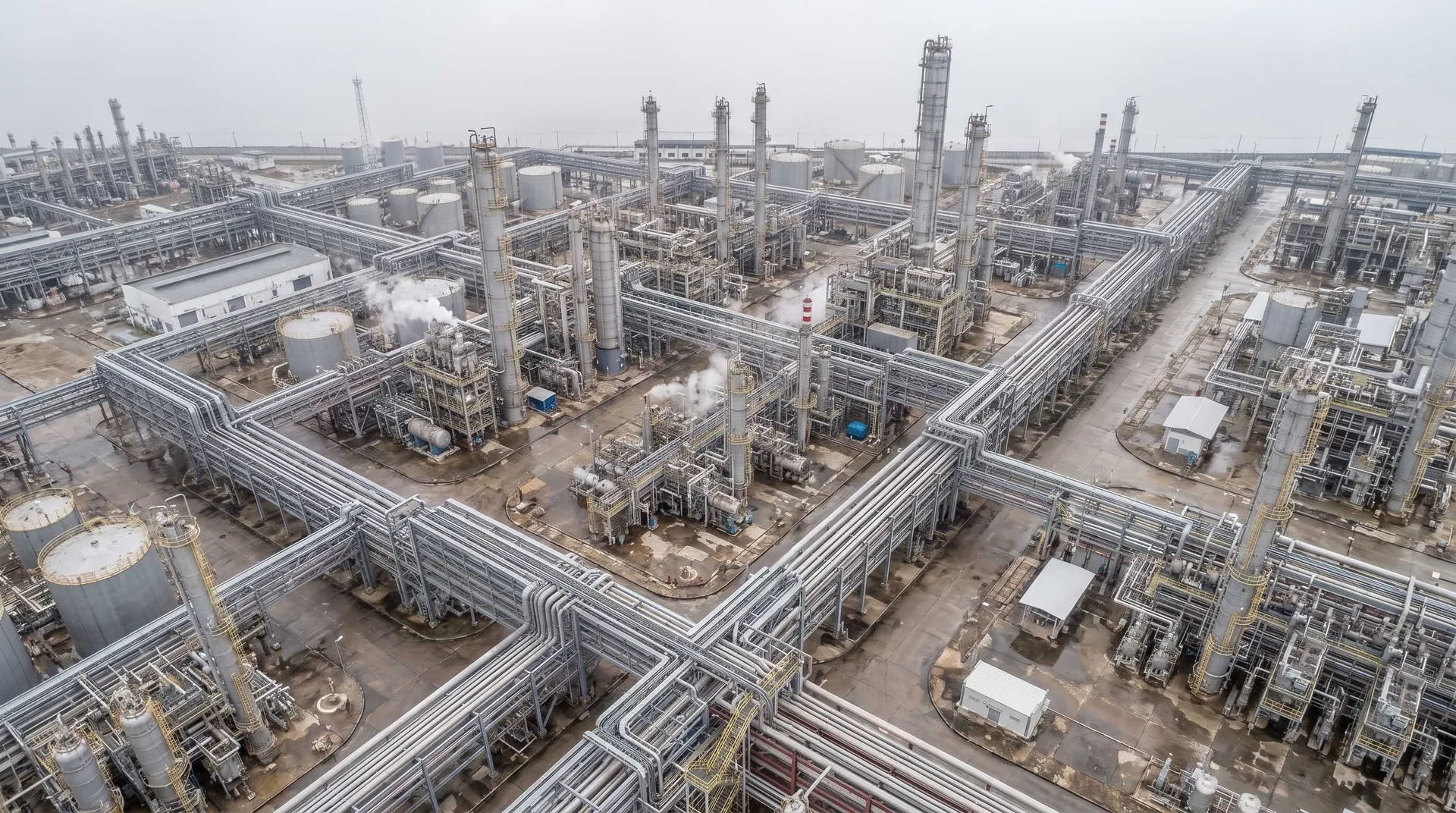 Multi-Tier Structural Steel Petrochemical Pipe Racks for Mega Coastal Refinery & Chemical Hub in Map Ta Phut, Thailand