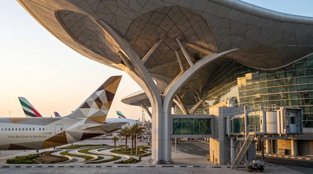 180,000 sqm Free-Form Double-Curved Roof Canopy: Engineering an Iconic Aviation Hub in the UAE