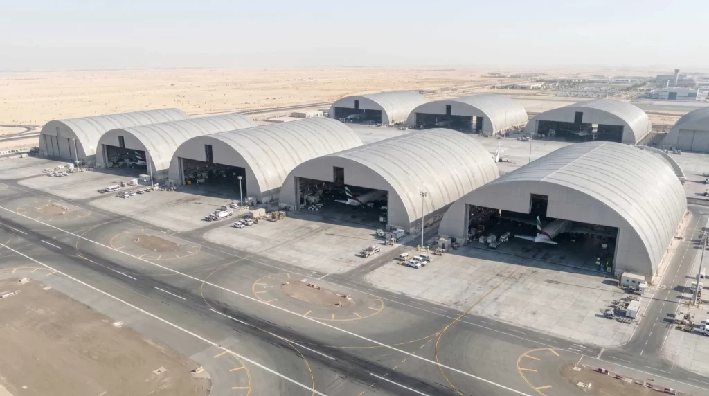 80-Meter Clear Span Aviation Hangar in the Philippines: Engineered for Category 5 Typhoons and High-Seismic Resilience