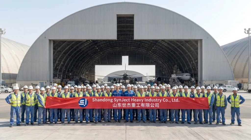 80-Meter Clear Span Aviation Hangar in the Philippines: Engineered for Category 5 Typhoons and High-Seismic Resilience