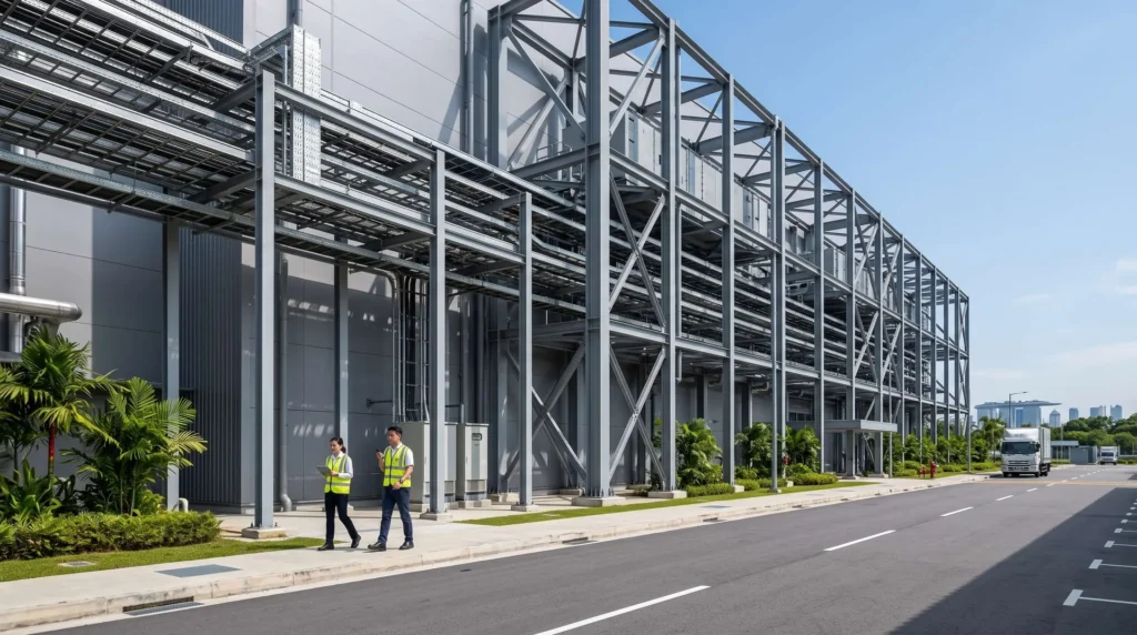 48,000 sqm Hyperscale Supercomputing Data Center in Singapore: Heavy-Duty Rigidity, Vibration Control, and Accelerated Delivery